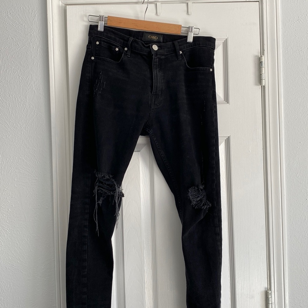 Oro Los Angeles black jeans